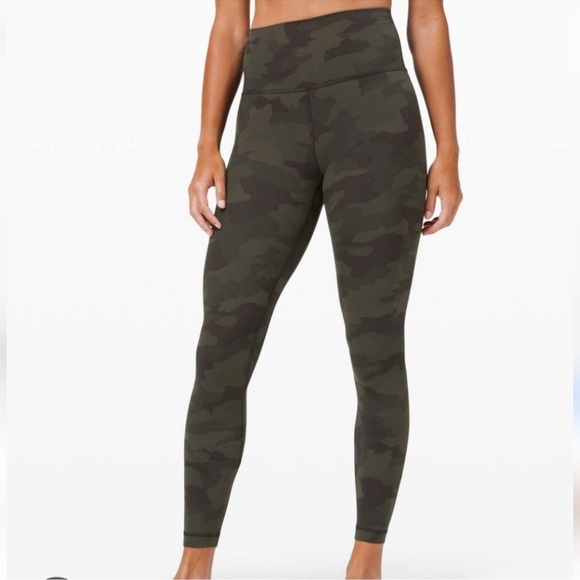 Lululemon Align Camouflage Athleisure Workout Yoga Legging Size‎ 8 - Picture 1 of 6
